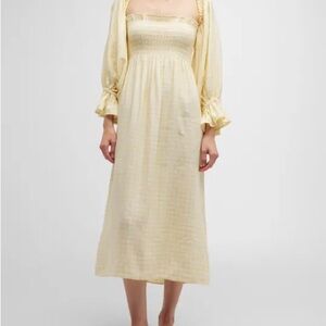 Sleeper Yellow Smocked Atlanta Dress